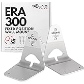 Sound Bass ERA300 Wall Mount Bracket, Low Profile, White, Twin Pack, Compatible with Sonos ERA 300 Speaker, Complete with All Fixing Hardware