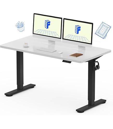 Amazon.com: FLEXISPOT EN1 One-Piece Standing Desk, Electric