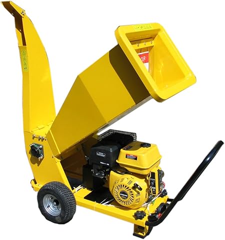 Schredder Hacksler Benzin 15 2 Ps 420 Ccm Holzhacksler Gartenschredder Zerkleinerer Amazon De Garten