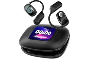 IONCT AI Translation Earbuds Real Time 144 Languages, LCD Touch Screen Wireless Bluetooth Open Ear Translator Earbuds, Audifonos Traductores Inglés Español with APP Translating Device