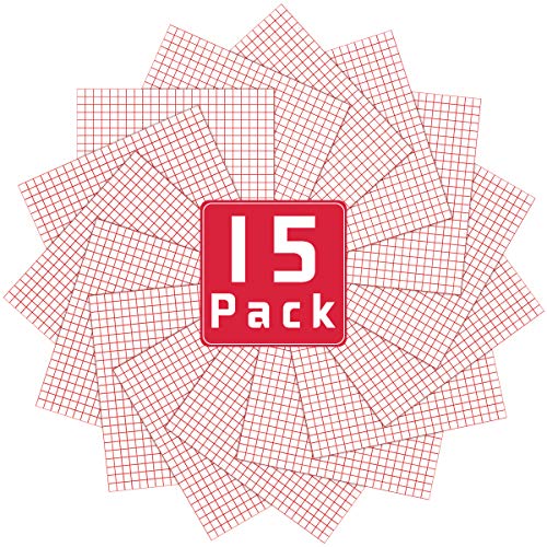 JANDJPACKAGING Transfer Tape for Vinyl 12"x 12" w/Clear Alignment Grid Transfer Tape for Silhouette Cricut, Cameo Vinyl Transfer Tape for Decals, Signs, Walls, Windows 15 Sheets - Thumbnail 7