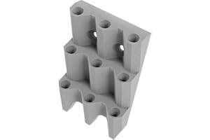 JOINPAYA Wall Mounted Dart Holder Rack with 9 Slots Steel Display Organizer for Soft and Steel Tip Darts,