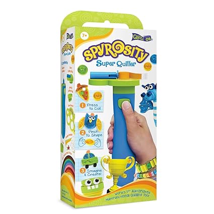 Spyrosity Explore- Quilling Based Creative Toy and Activity Set with Patent Pending Motorized Tool - for Boys and Girls Above 5 Years (Spyrosity Super Quiller)