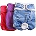 JoyDaog 3 Pack Small Dog Diapers for Female Washable Premium Dog Wrap M