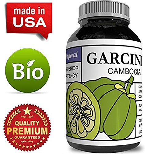 Pure Garcinia Cambogia Extract with 95% HCA Weight Loss Supplement - Natural Carb Blocker Diet Pills for Fast Fat Burn - Best Fast Acting Appetite Suppressant for Men & Women 60 Capsules - Phytoral