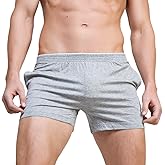 Rexcyril Men's Running Workout Active Shorts Cotton Gym Training Lounge Sleep Bottoms