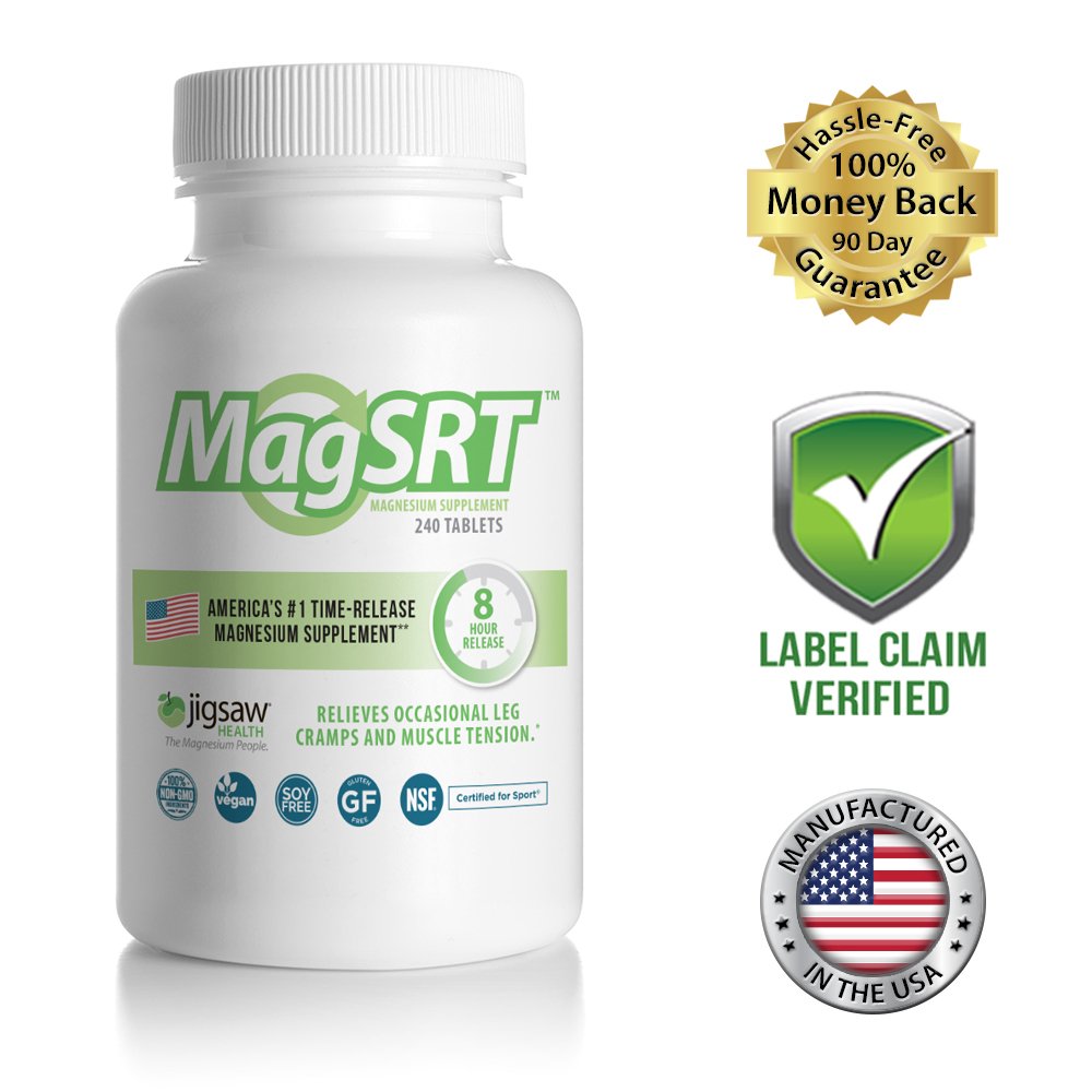 Jigsaw Magnesium w/SRT Premium, Organic, Slow Release Magnesium
