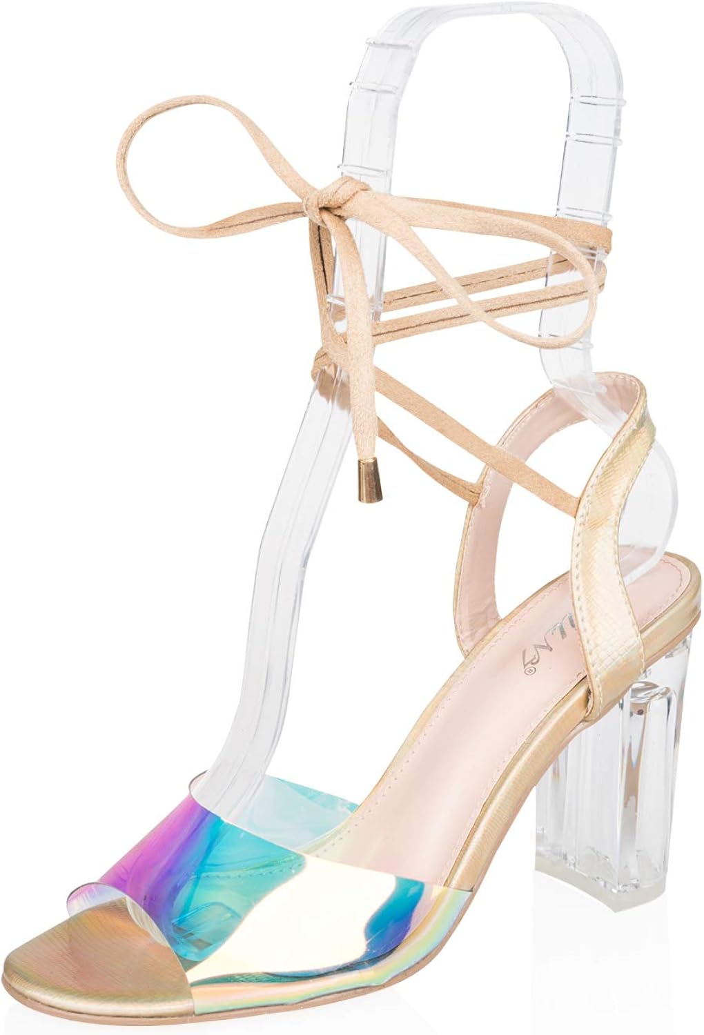 fashion peep toe bandage pumps