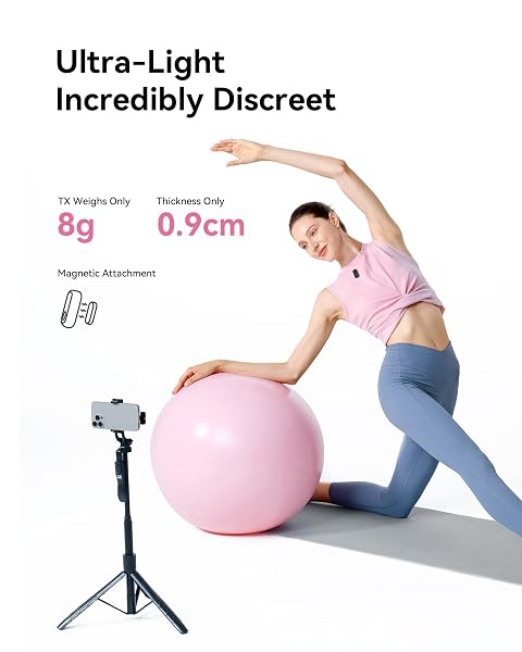 HOLLYLAND LARK A1 WIRELESS MICROPHONE FOR IPHONE 17/16/15 & ANDROID, 48KHZ/24-BIT, 3-LEVEL INTELLIGENT NOISE CANCEL, MINI MIC FOR YOUTUBE, PODCAST, VLOGGING (BLACK, 2TX + USB-C RX + CHARGING CASE)