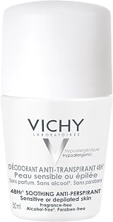 Vichy Deodorant Roll-On 48h Antiperspirant for Sensitive Skin 2x50ml view 2