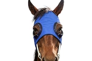 Horse Blinders,Airflow Breathable Mesh Blinkers,Horse Blinker Hood | for Equestrian Competition Training Outdoor Riding Speed
