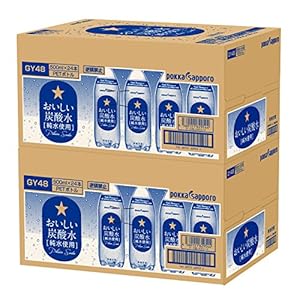 [2CS] ポッカサッポロ おいしい炭酸水 (500ml×24本)×2箱