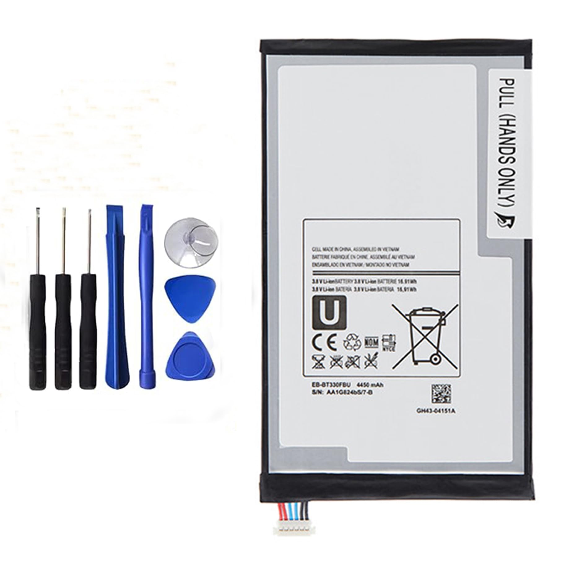 XITAIAN EB-BT330FBE EB-BT330FBU Replacement Battery for Samsung Galaxy Tab 4 8.0" SM-T330 SM-T330NU T331 T335 T337 T337A SM-T337T SM-T337V with Tools