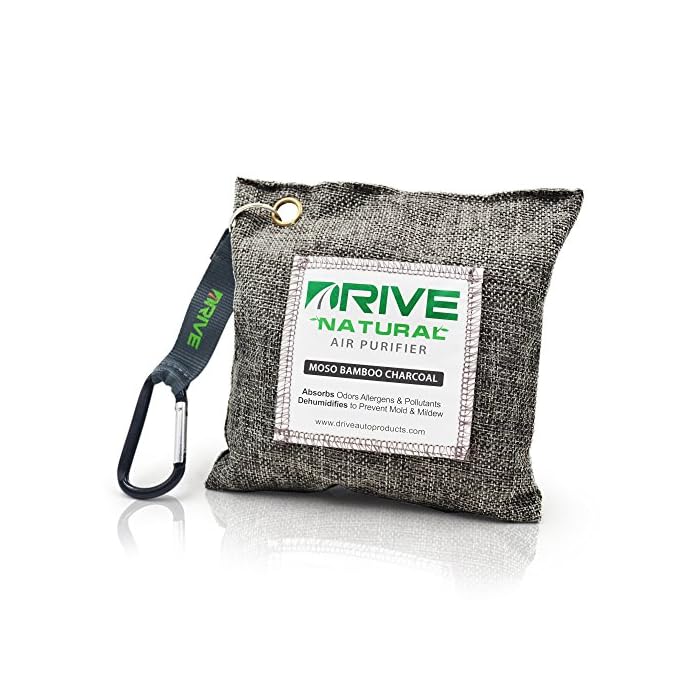 Buy DRIVE Natural Car Air Freshener (Gray) Best Auto Purifier is