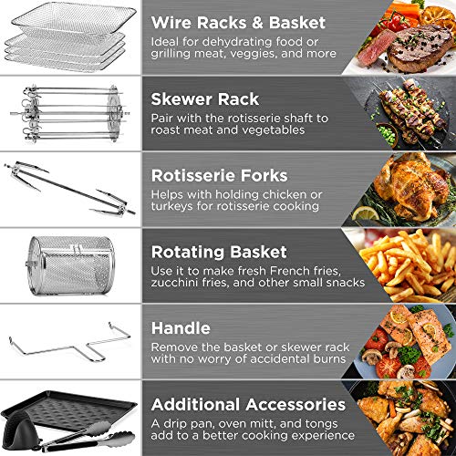 Best Choice Products 16.9qt 1800W 10in1 XXXL Family Size Air Fryer