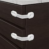 Norjews 8 Pack Cabinet Locks Baby Proofing, Adjustable Cupboard Drawer Safety view 5