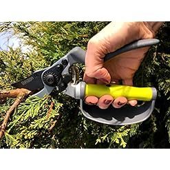 Alternative view of Ergonomic Garden Secateurs (Bypass Style) - Premium Pruning Shears with Auto-Rotating Handle and Finger Protection, Ideal Secateurs for Arthritic Hands, Premium SK5 Steel Garden Pruners, Davaon Pro