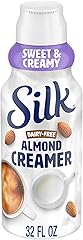 Silk Sweet & Creamy Almond Creamer, Gluten-Free, Non-GMO Project Verified, 1 Quart, 1 Count