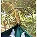 Wagen Hammock with Mosquito Net, Extra Light Parachute Nylon Fabric Hammock Net, Tree Tent for Outdoors/ Camping/ Garden/ Backyard, 98x47 Inch, Deep Green