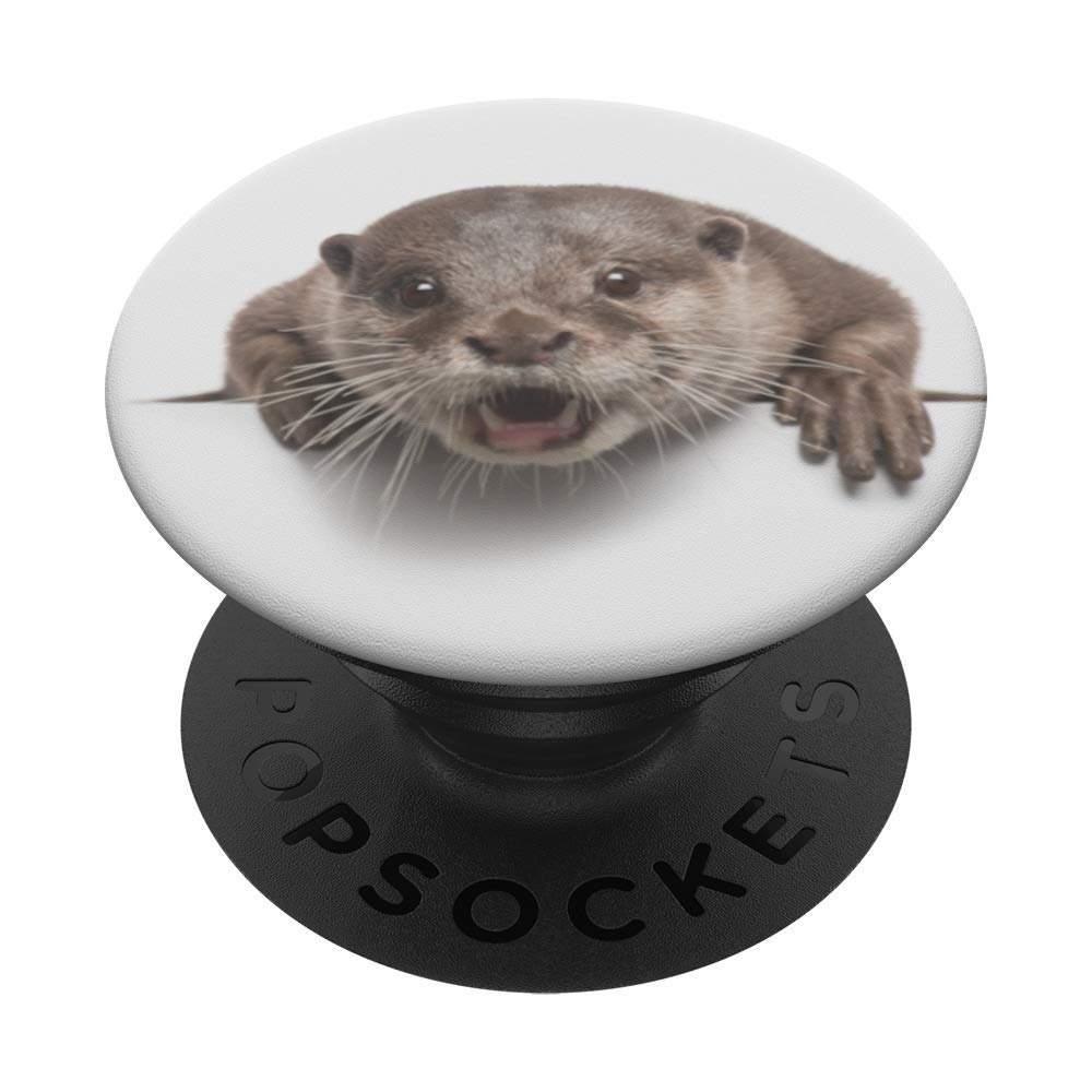 Asian Small-clawed Otter PopSockets PopGrip: Swappable Grip for Phones & Tablets