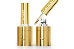 V VENALISA VENALISA 2 Pcs No Wipe Gel Top Coat Set- High Gloss Shiny Long Lasting Top Coat Clear Gel Nail Polish Kit, Soak Off Nail Art Home and Professional Manicure