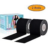Kinesiology Tape Water Resistant -Breathable Sport Kinesiology Recovery Tapes 2 Rolls 2 Inch x 16.5 Feet