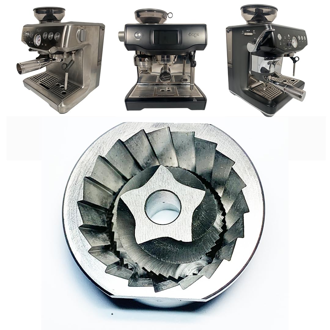 Upper & Lower Precision Fit Conical Burrs for Sage/Breville Barista Coffee Grinders – Compatible with Adjustable Burr Models Only - Pre 1926 PDC