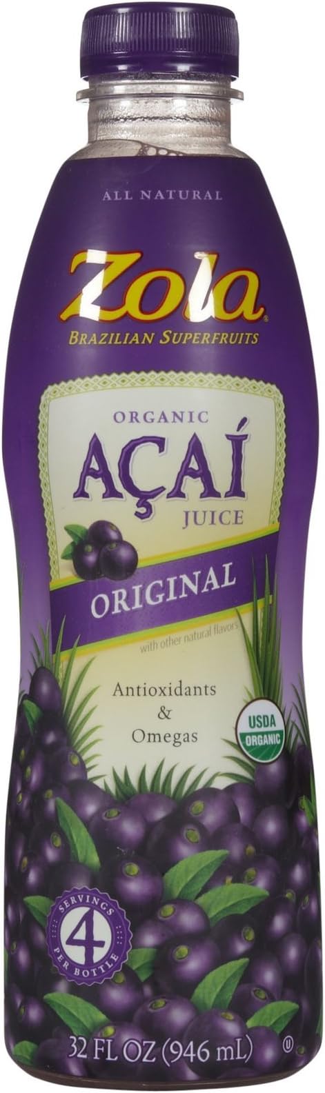 Zola Acai Organic Original Acai Power Juice - 32 oz