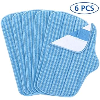 Amazon.com: LINNIW 6 Pack Replacement Microfiber Mop Pads Compatible