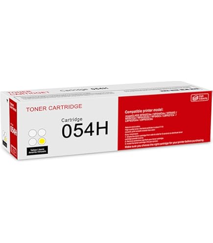 Amazon.com: Canon 054 H - High Capacity - Yellow - Original
