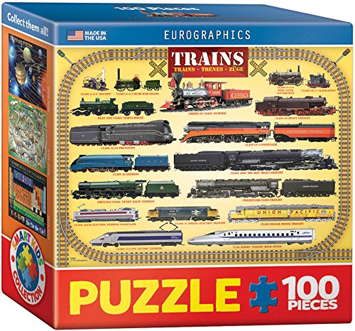 EuroGraphics Trains Mini Puzzle (100-Piece)