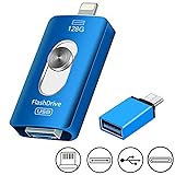 128GB USB Flash Drives for iPhone 4 in 1 iOS Memory Stick OTG Jump Drive Externa
