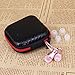 Ephone in-Ear Earbuds Headphones, Metal Magnetic Housing and Wired Bass Stereo Headsets, Earphones with Microphone Apply to 3.5mm Audio Jack - Rose Gold