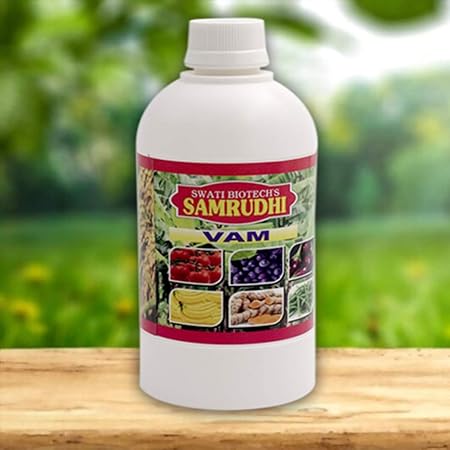 Green Wood Vesicular-Arbuscular Mycorrhiza (VAM) (500 ml) Organic Liquid fertilizers for Plants | Plant Fruit Flower and Root Growth Booster | Quantity - 500 ml