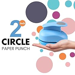 HAUSTGO 2 Inch Circle Punch - Circle Shaped Hole