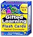 TestingMom.com Gifted Learning Flash Cards – Verbal Concepts for Pre-K – Kindergarten – Educational Toy for CogAT Test, Iowa Test, OLSAT, NYC Gifted and Talented, WPPSI