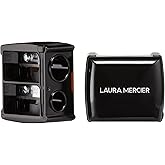 Laura Mercier Cosmetic Pencil Sharpener, Dual-End, For Lip Liner, Eyeliner and Eyebrow Pencils, Includes Cleaning Pick