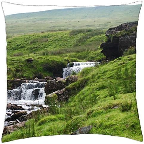 Breacon Beacons Waterfall - Throw Pillow Cover Case (18