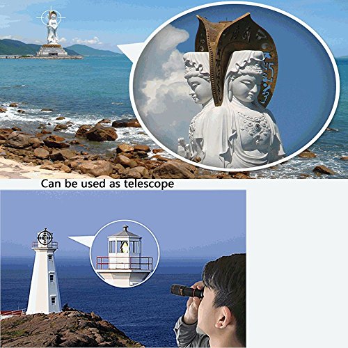 Godefa Cell Phone Camera Lens, 12X Zoom Telephoto Universal Clip On Lens Kit for iPhone 7/6S/6 Plus/5/4,Samsung, Android and Other Phones - Thumbnail 5