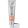 IT Cosmetics Your Skin But Better CC+ Cream - Color Correcting Cream, Full-Coverage Foundation, Hydrating Serum & SPF 50+ Sunscreen - Natural Finish - 1.08 fl oz
