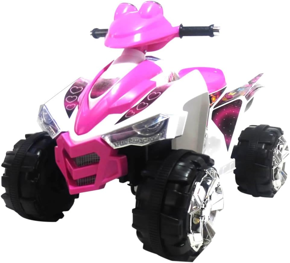 pink electric quad bike