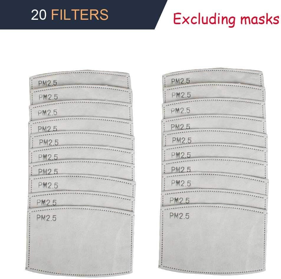 Face Dust Mask Caribbean Jamaica Flag Rasta Reggae Anti Pollution Breathable Respirator Universal Mask 10 N99 Filters Carbon Activated Filtration Cycling Running Women Men (FILTER1)