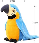 iEasey Talking Parrot Toy Mimicry Plush Educational Interactive Stuffed Bird view 6
