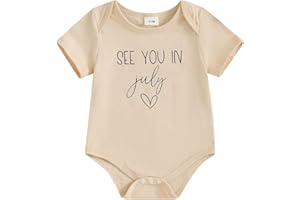 Yccutest Surprise Pregnancy Announcement Baby Onesie Newborn Infant Reveal Ideas Baby Announcement Bodysuit Unisex 0-3 Months