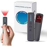 ZHENHAN Hidden Camera Detector, RF Bug Detector for GPS Tracker Wireless Camera, Find Spy Cams in Hotel Airbnb Bathroom, 4 Mo