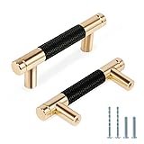 Zernmiarder Knurled Cabinet Pulls 12 Pack, 3.5 Inch