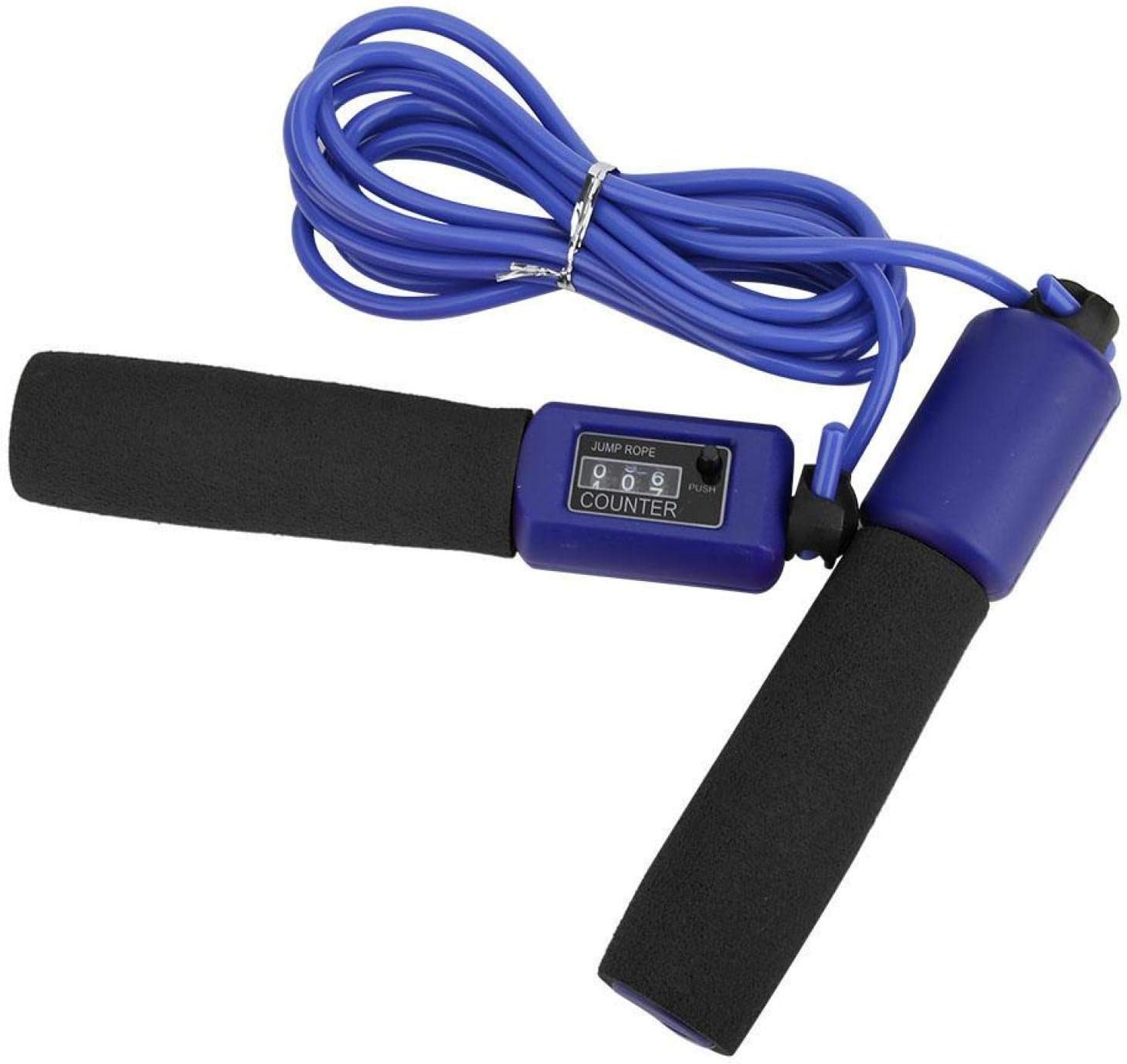 Electronic Jumping Rope, EcoFriendly Comfortable Solid Jumping Rope, for Children(Black purple