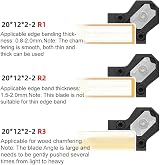 Toolcool Edge Banding Trimmer R1 Veneer Edge Chamfer Plane Aluminum Alloy view 4