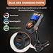 Yurchuke Bluetooth FM Transmitter, 2018 New Version Auto-Scan Wireless Radio Adapter Handsfree Calling Car Kit with 1.4 Display ,Bluetooth 4.2 ,QC3.0+Smart 2.4A Dual USB Charging Ports