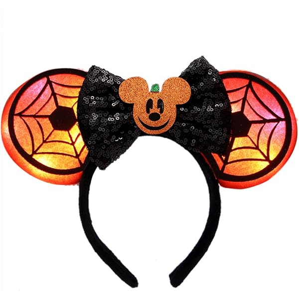 Amazon.com: JIAHANG LED Flashing Black Mouse Ear Headband  display picture 1